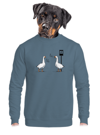 unisex mikina bez kapuce