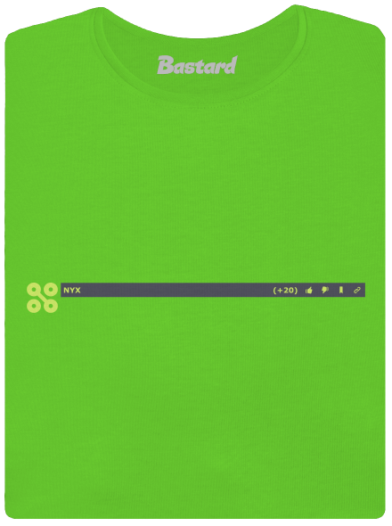 NYX lišta dámské tričko Apple Green