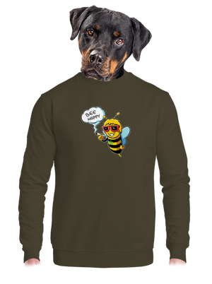 unisex mikina bez kapuce