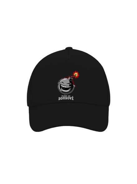 Mám se bombově kšiltovka baseballka Black