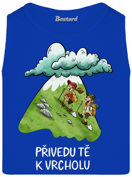 Přivedu tě k vrcholu pánské tílko Royal Blue