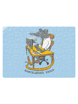 Kancelářská krysa puzzle White