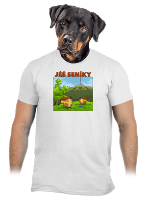 Jeseníky pánské tričko White