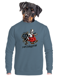 unisex mikina bez kapuce