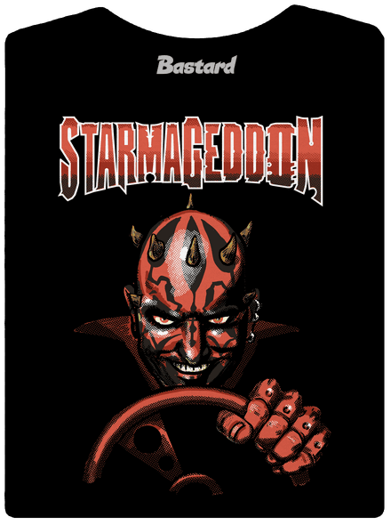 Starmageddon dámské tričko s lemem Black