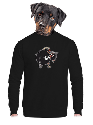 unisex mikina bez kapuce