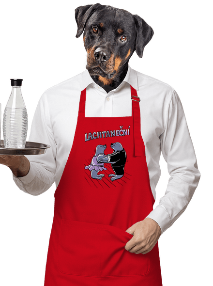 Lachtaneční zástěra Red