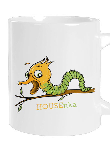 House-nka velký hrnek White