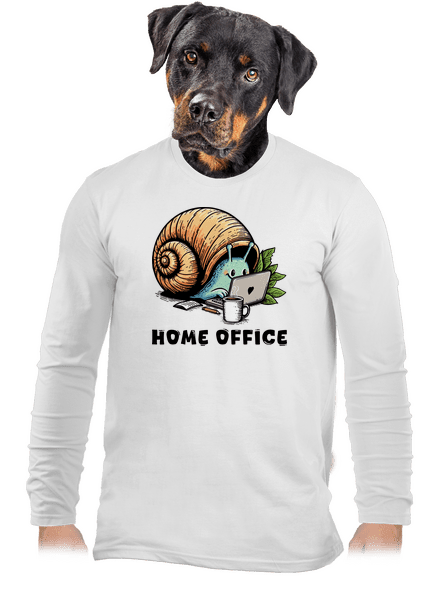 Šnekův home office pánské dlouhý rukáv White