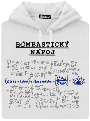 Bombastický nápoj dámská mikina klokanka White