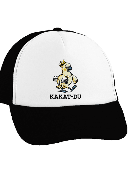 Kakat-du kšiltovka truckerka Black cap