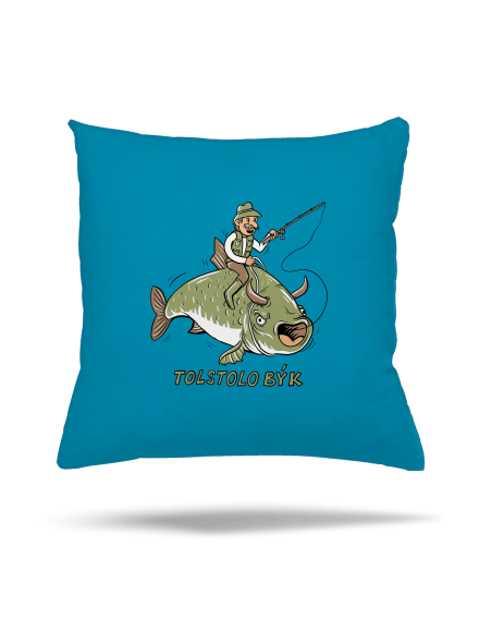 Tolstolobýk polštář Blue Turquoise