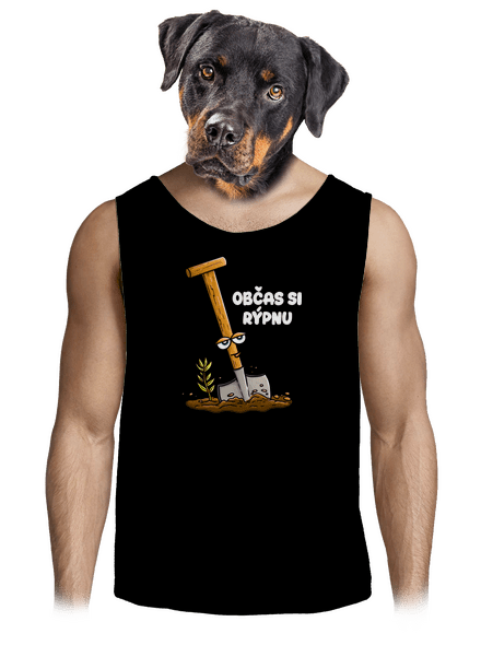 Občas si rýpnu pánské tílko Black