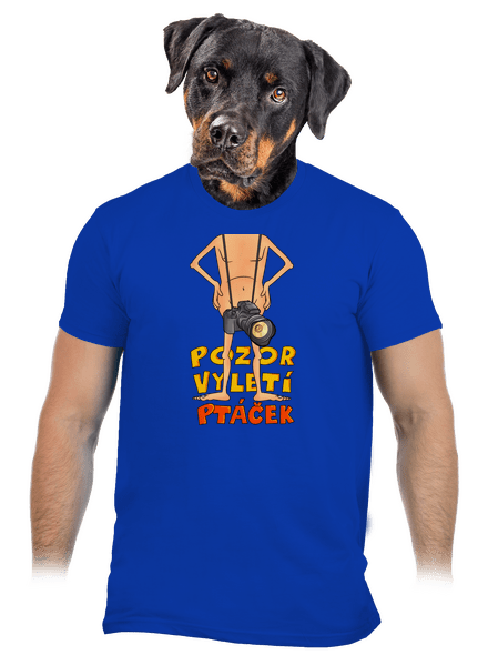 Vyletí ptáček pánské tričko Royal Blue