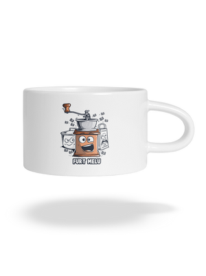 Mlýnek hrnek makronka White