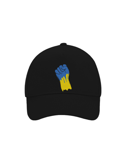 Ukrajina - Ruka kšiltovka baseballka Black