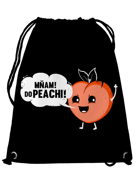 Mňam do peachi vak Black