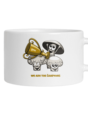 Žampioni hrnek makronka White