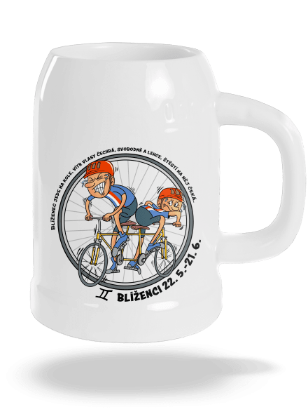 Cyklistický horoskop: Blíženci půllitr White
