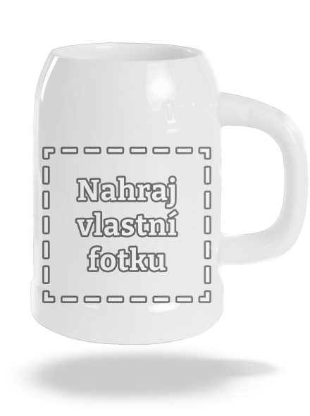 Vlastní potisk půllitr White