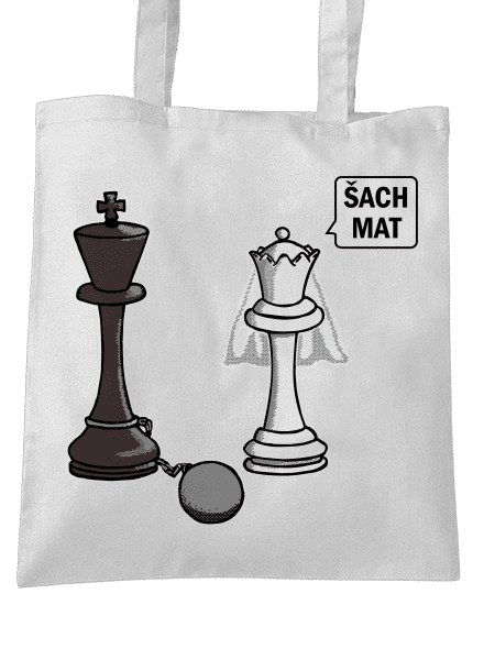 Šach mat taška White