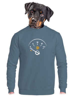 unisex mikina bez kapuce