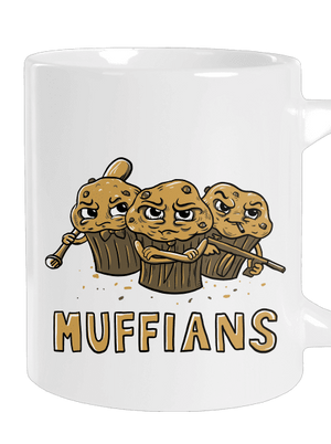 Muffians velký hrnek White