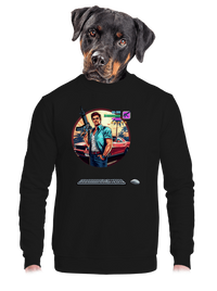 unisex mikina bez kapuce