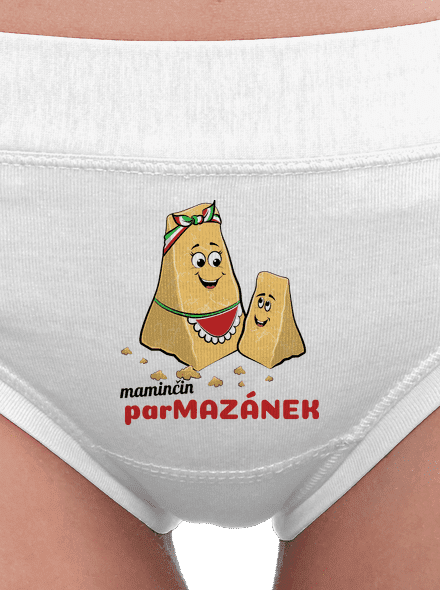 Maminčin Parmazánek dámské kalhotky White