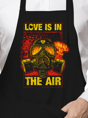 Love is in the Air zástěra Black