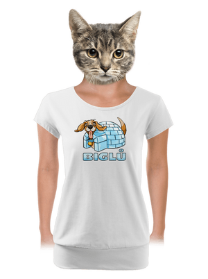 dámské tričko s lemem