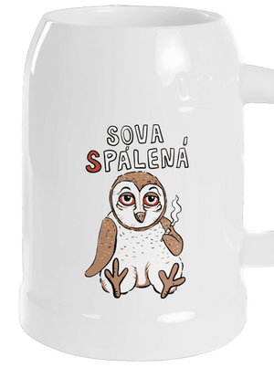 Sova Pálená půllitr White