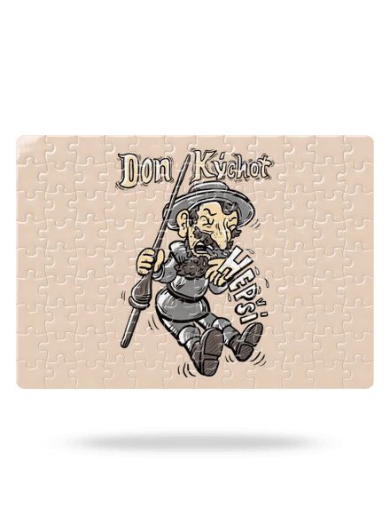 Don Kýchot puzzle White