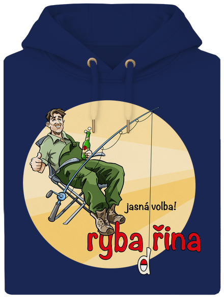 Rybadřina unisex mikina premium Navy
