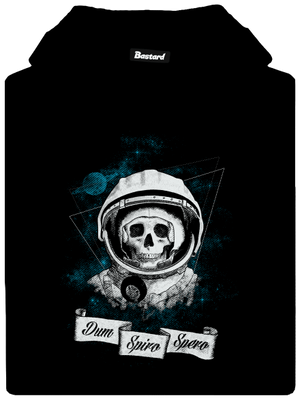 Dum Spiro Spero pánská mikina klokanka Black