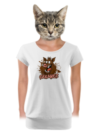 dámské tričko s lemem