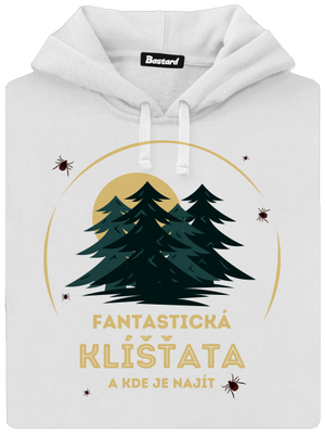 Fantastická klíšťata dámská mikina klokanka White