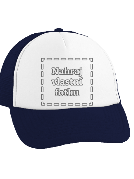 Vlastní potisk kšiltovka truckerka French Navy cap