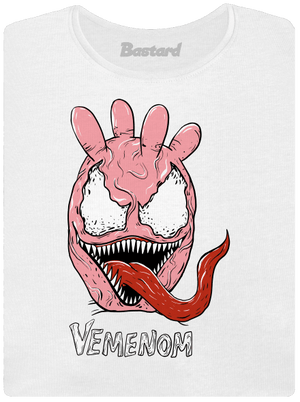 Vemenom dámské tričko s lemem White