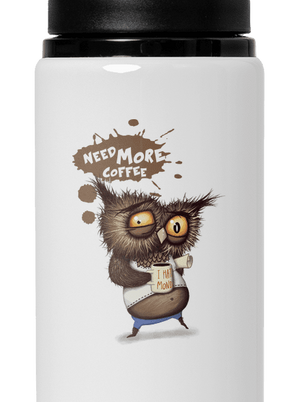 Potřebuju víc kafe lahev na vodu White