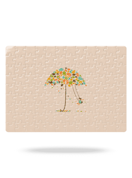 Radost z podzimu puzzle White