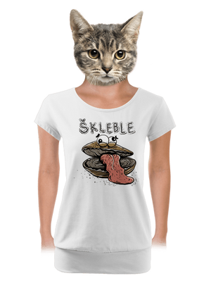 dámské tričko s lemem