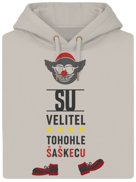 Velitel šaškecu unisex mikina premium Pastel Macchiato