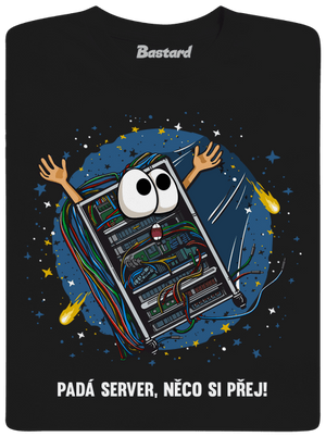 Padá server dětské tričko Black