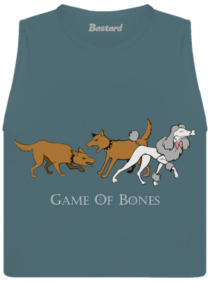 Game of Bones dámské tílko volné Heather Deep Teal