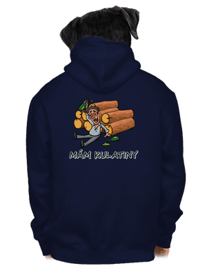 Mám kulatiny pánská mikina na zip Navy