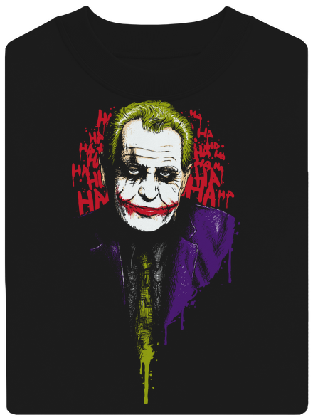 Zeman Joker unisex mikina bez kapuce Black