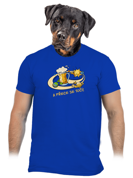 A přece se točí! pánské tričko Royal Blue