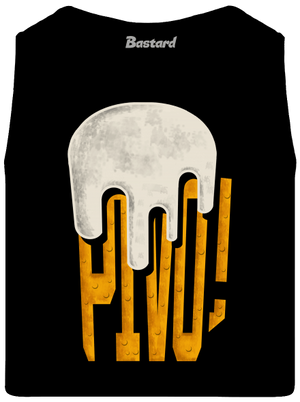 Nápis Pivo pánské tílko Black