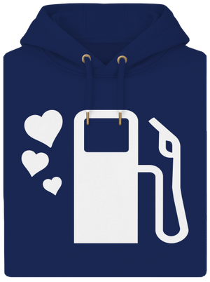 Plnou prosím unisex mikina premium Navy